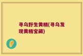 寻乌野生黄精(寻乌发现黄精宝藏)