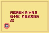 兴隆黄精小镇(兴隆黄精小镇：药都旅游新热点)