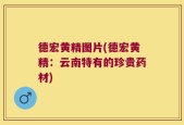 德宏黄精图片(德宏黄精：云南特有的珍贵药材)