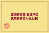 富源黄精苗(富源产区优质黄精苗大批上市)