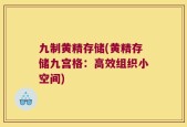 九制黄精存储(黄精存储九宫格：高效组织小空间)