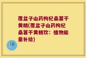 覆盆子山药枸杞桑葚干黄精(覆盆子山药枸杞桑葚干黄精饮：植物能量补给)