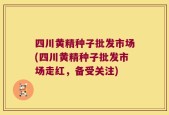 四川黄精种子批发市场(四川黄精种子批发市场走红，备受关注)