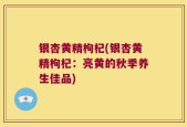 银杏黄精枸杞(银杏黄精枸杞：亮黄的秋季养生佳品)