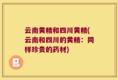 云南黄精和四川黄精(云南和四川的黄精：同样珍贵的药材)