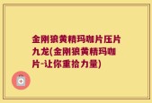 金刚狼黄精玛咖片压片九龙(金刚狼黄精玛咖片-让你重拾力量)