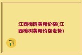 江西樟树黄精价格(江西樟树黄精价格走势)