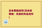 玉米黄精间作(玉米和黄精：完美的农业间作)