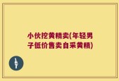 小伙挖黄精卖(年轻男子低价售卖自采黄精)