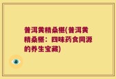 普洱黄精桑椹(普洱黄精桑椹：四味药食同源的养生宝藏)