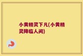 小黄精灵下凡(小黄精灵降临人间)