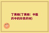 丁黄精(丁黄精：中医药中的珍贵药材)