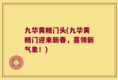九华黄精门头(九华黄精门迎来新春，喜领新气象！)
