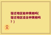 宿迁地区能种黄精吗(宿迁地区适合种黄精吗？)