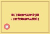 荆门黄精种苗批发(荆门批发黄精种苗供应)