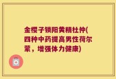 金樱子锁阳黄精杜仲(四种中药提高男性荷尔蒙，增强体力健康)