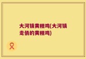 大河镇黄精鸡(大河镇走俏的黄精鸡)