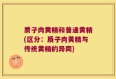 质子肉黄精和普通黄精(区分：质子肉黄精与传统黄精的异同)