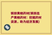 铜鼓黄精药材(铜鼓出产黄精药材：挖掘药材资源，助力经济发展)
