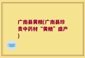 广南县黄精(广南县珍贵中药材“黄精”盛产)