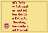 安徽黄芪黄精(Anhui's Yellow Astragalus and Yellow Gentian Extracts Boosting Immunity and Promoting Health)