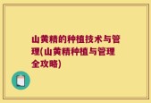 山黄精的种植技术与管理(山黄精种植与管理全攻略)