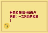 林依轮黄精(林依轮与黄精：一次另类的相遇)