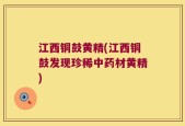 江西铜鼓黄精(江西铜鼓发现珍稀中药材黄精)