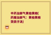 中药治脚气黄柏黄精(药膳治脚气：黄柏黄精煲鸽子汤)