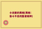 小说里的黄精(黄精：奋斗不息的医者精神)