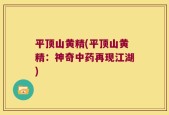 平顶山黄精(平顶山黄精：神奇中药再现江湖)