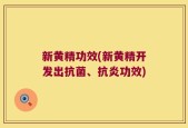 新黄精功效(新黄精开发出抗菌、抗炎功效)