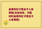 桑葚枸杞子覆盆子人参黄精(五味杂陈，中医材料桑葚枸杞子覆盆子人参黄精)