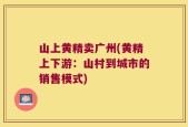 山上黄精卖广州(黄精上下游：山村到城市的销售模式)