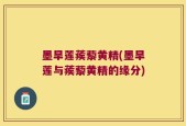 墨旱莲蒺藜黄精(墨旱莲与蒺藜黄精的缘分)