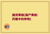 国货黄精(国产黄精：药膳中的神物)