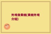 外观像黄精(黄精外观介绍)