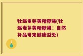 牡蛎麦芽黄精糖果(牡蛎麦芽黄精糖果：自然补品带来健康益处)