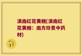 滇南红花黄精(滇南红花黄精：南方珍贵中药材)