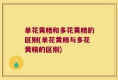 单花黄精和多花黄精的区别(单花黄精与多花黄精的区别)
