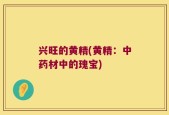 兴旺的黄精(黄精：中药材中的瑰宝)