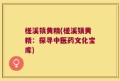 槎溪镇黄精(槎溪镇黄精：探寻中医药文化宝库)