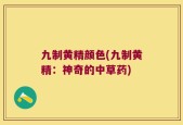 九制黄精颜色(九制黄精：神奇的中草药)