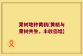 果树地种黄精(黄精与果树共生，丰收倍增)