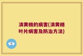 滇黄精的病害(滇黄精叶片螨害及防治方法)