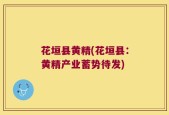 花垣县黄精(花垣县：黄精产业蓄势待发)