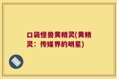 口袋怪兽黄精灵(黄精灵：传媒界的明星)