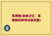 耳黄精(启迪记忆：耳黄精的神奇改善效果)