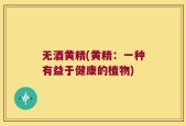 无酒黄精(黄精：一种有益于健康的植物)