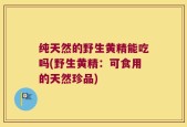 纯天然的野生黄精能吃吗(野生黄精：可食用的天然珍品)